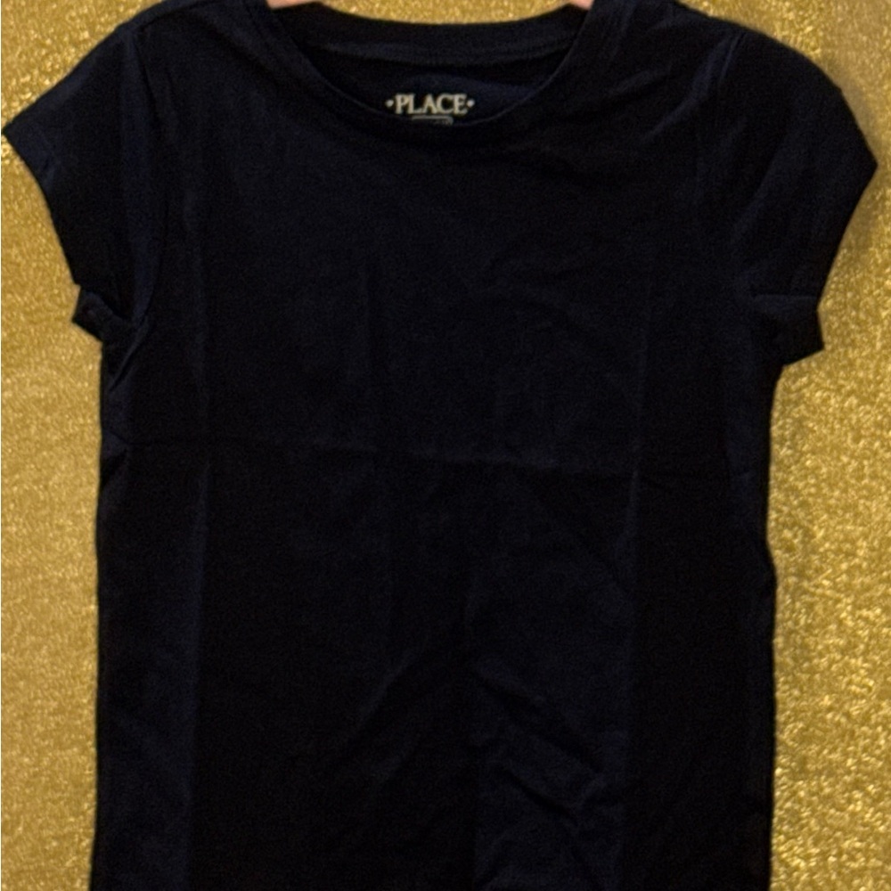 Bundle: Children’s PLACE Girls’ Elegant Navy Tee